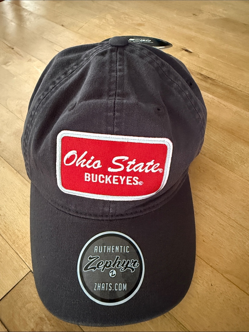 Zephyr “Ohio State Buckeyes” Baseball Cap with Logo. Adjustable. Black. New!